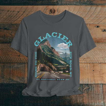 Glacier National Park Unisex Fit T-Shirt Going To The Sun Road Montana - Park Service Apparel