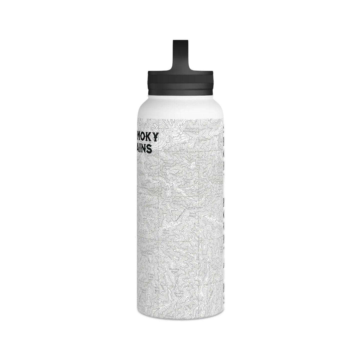 Great Smoky Mountains National Park Stainless Steel Water Bottle Handle Lid (3 Sizes, 3 Lid Options) Appalachian Trail Clingmans Dome - Park Service Apparel