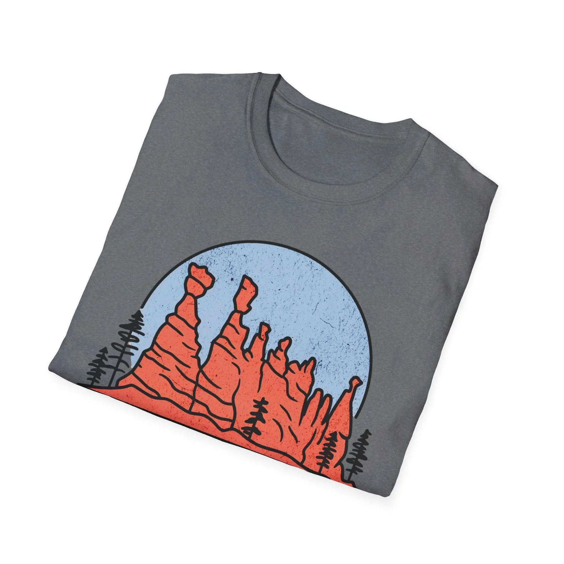Bryce Canyon National Park Unisex Fit T-Shirt Utah Hoodoos Art - Park Service Apparel