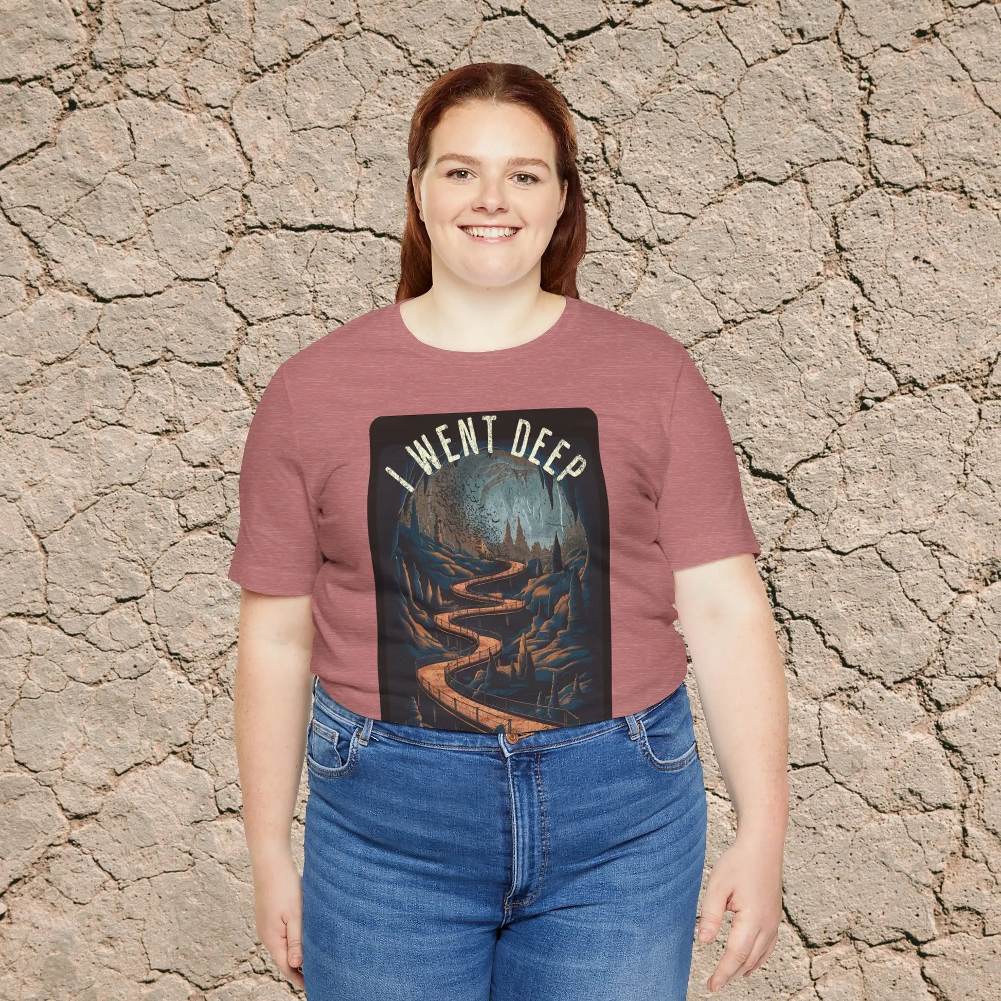 Carlsbad Caverns National Park Unisex T-shirt Soft Cotton Tee I Went Deep Cave - Park Service Apparel
