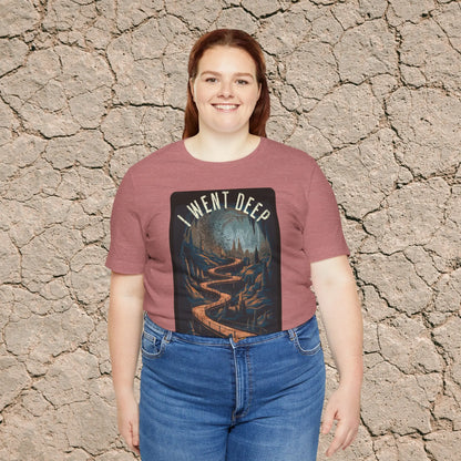 Carlsbad Caverns National Park Unisex T-shirt Soft Cotton Tee I Went Deep Cave - Park Service Apparel