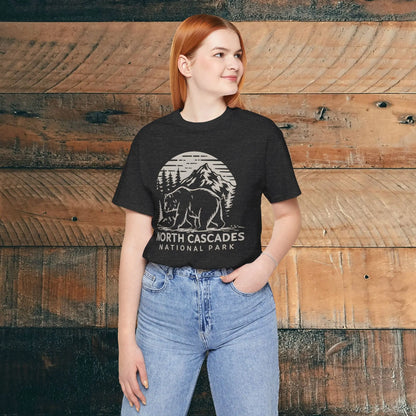 North Cascades National Park Unisex Fit Soft T-shirt Nature Tee - Park Service Apparel