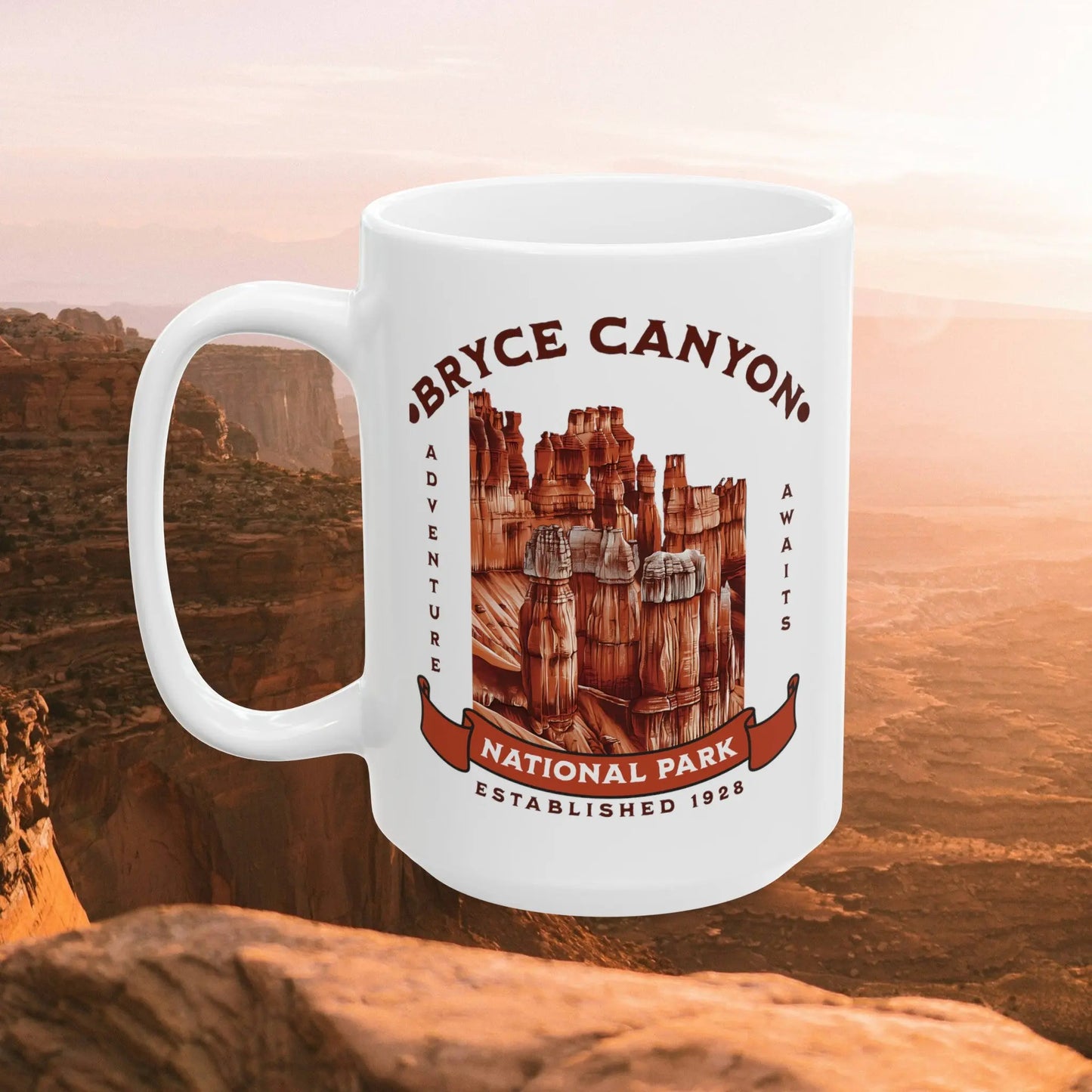 Bryce Canyon National Park Scenic Ceramic Mug (11oz,15oz) Dishwasher Safe - Park Service Apparel