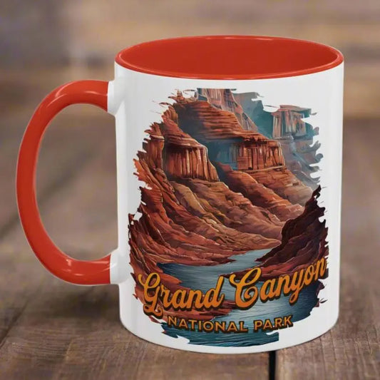 Grand Canyon National Park Coffee Mug River View 11oz 15oz Blue Black Pink Red - Park Service Apparel