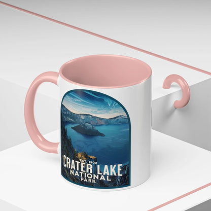 Crater Lake National Park Coffee Mug 11oz 15oz Oregon Nature Blue Black Pink Red - Park Service Apparel