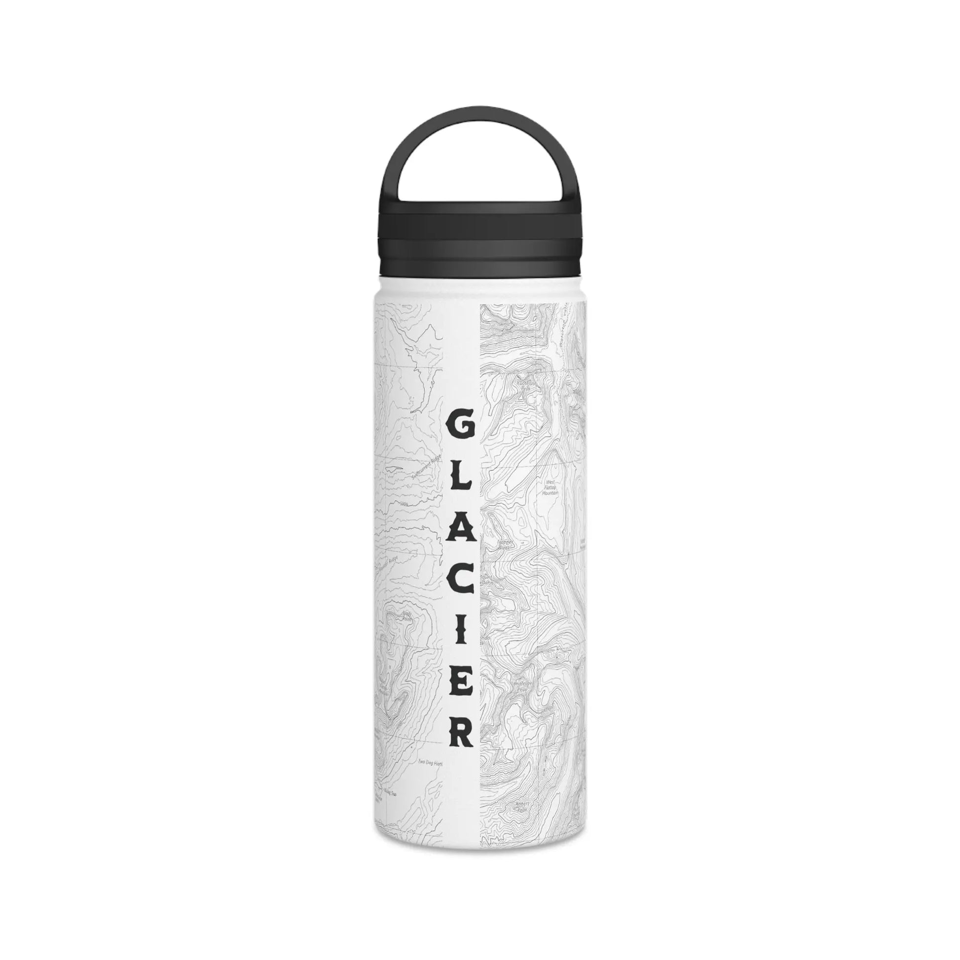 Glacier National Park Stainless Steel Water Bottle (3 Lids, 3 Sizes) - Park Service Apparel