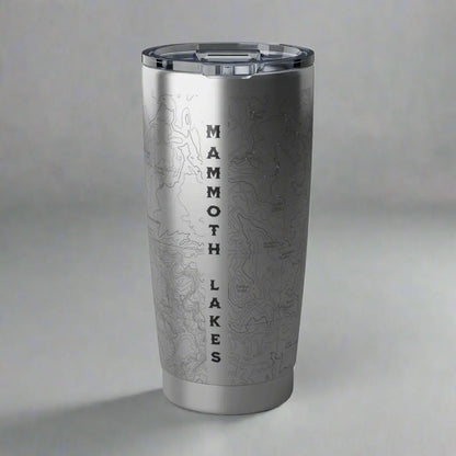 Mammoth Lakes California Topographic Tumbler 20oz USGS Map Print - Park Service Apparel