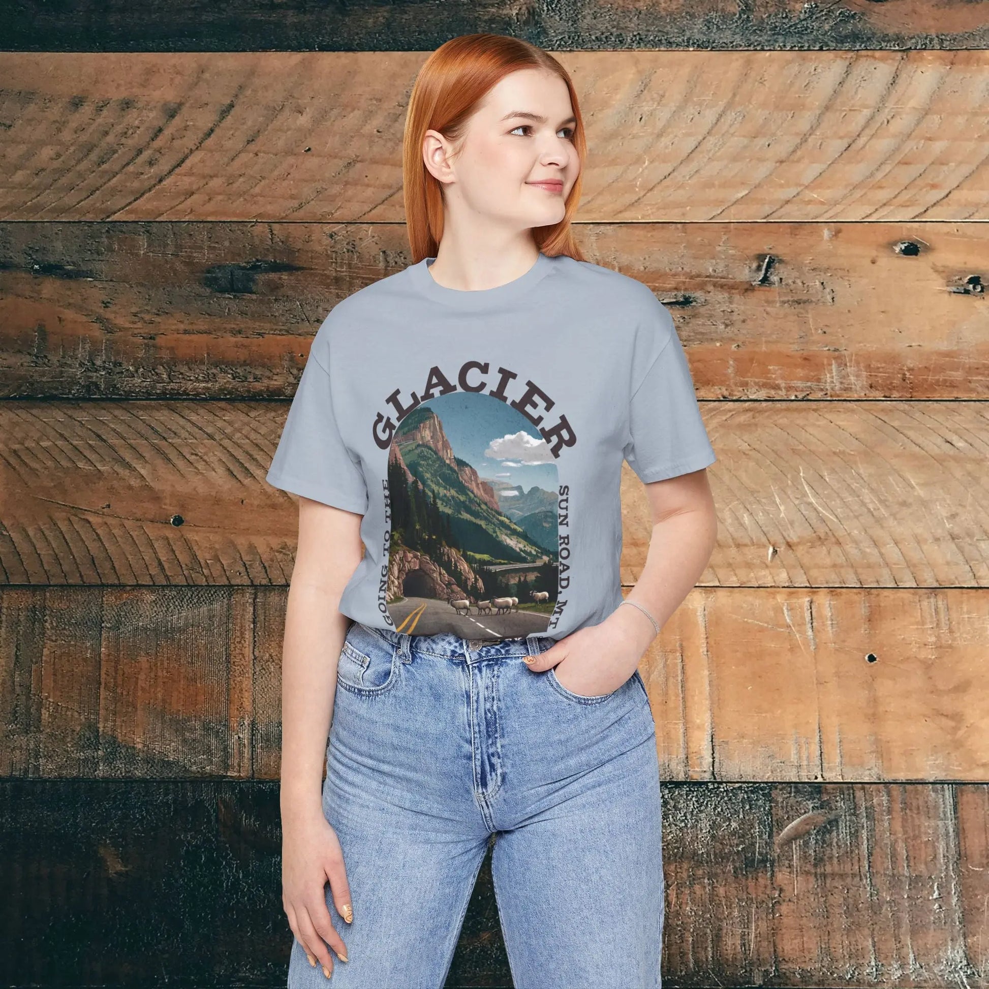 Glacier National Park Unisex Fit T-Shirt Going To The Sun Road Montana - Park Service Apparel