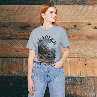 Glacier National Park Unisex Fit T-Shirt Going To The Sun Road Montana - Park Service Apparel