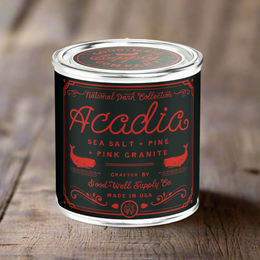 Acadia National Park Candle Good & Well Supply Co