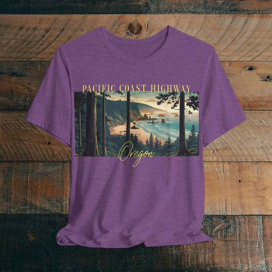 Oregon Coast Pacific Coast Highway Unisex Fit Soft T-shirt PCH Coastline - Park Service Apparel