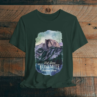 Half Dome Yosemite National Park Unisex Fit Soft T-shirt Nature Tee - Park Service Apparel