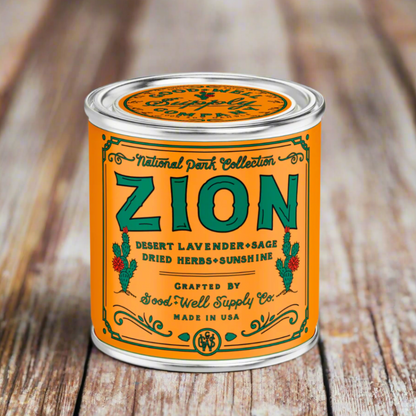 Zion National Park Candle Good & Well Supply Co