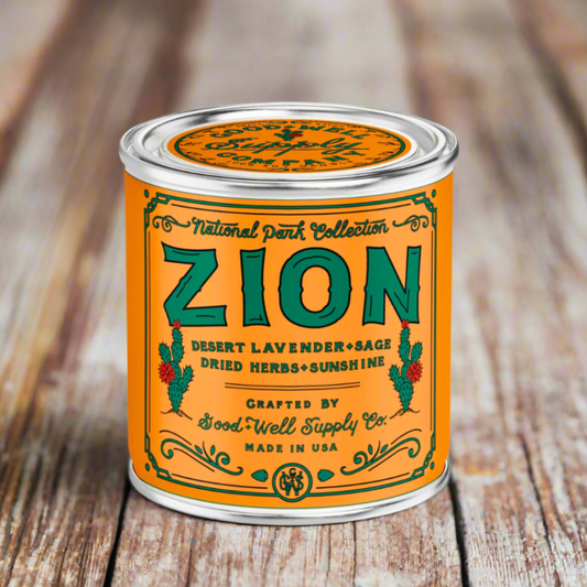 Zion National Park Candle Good & Well Supply Co