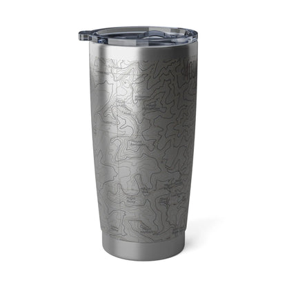 Mount Whitney District Topographic Tumbler 20oz Spill Resistant Lid High Sierra - Park Service Apparel