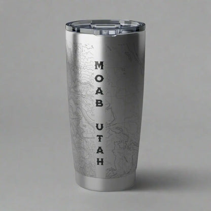 Arches National Park Topographic Tumbler 20oz USGS Map Print Moab Utah - Park Service Apparel