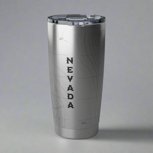 Great Basin National Park Topographic Insulated Tumbler 20oz Printify