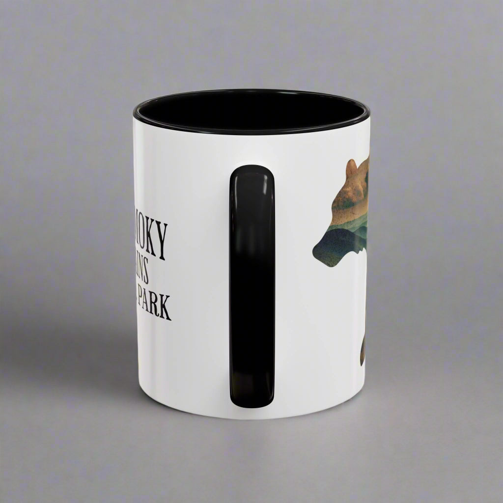 Great Smoky Mountains National Park Colored Coffee Mug 11oz 15oz Bear Cup Printify