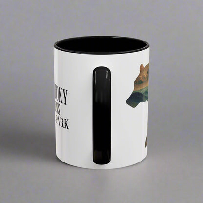 Great Smoky Mountains National Park Colored Coffee Mug 11oz 15oz Bear Cup Printify