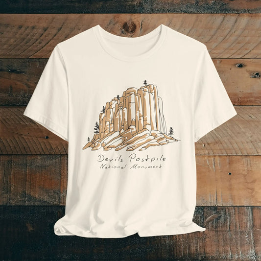 Devils Postpile National Monument Unisex Fit Soft T-shirt Mammoth Lakes California - Park Service Apparel