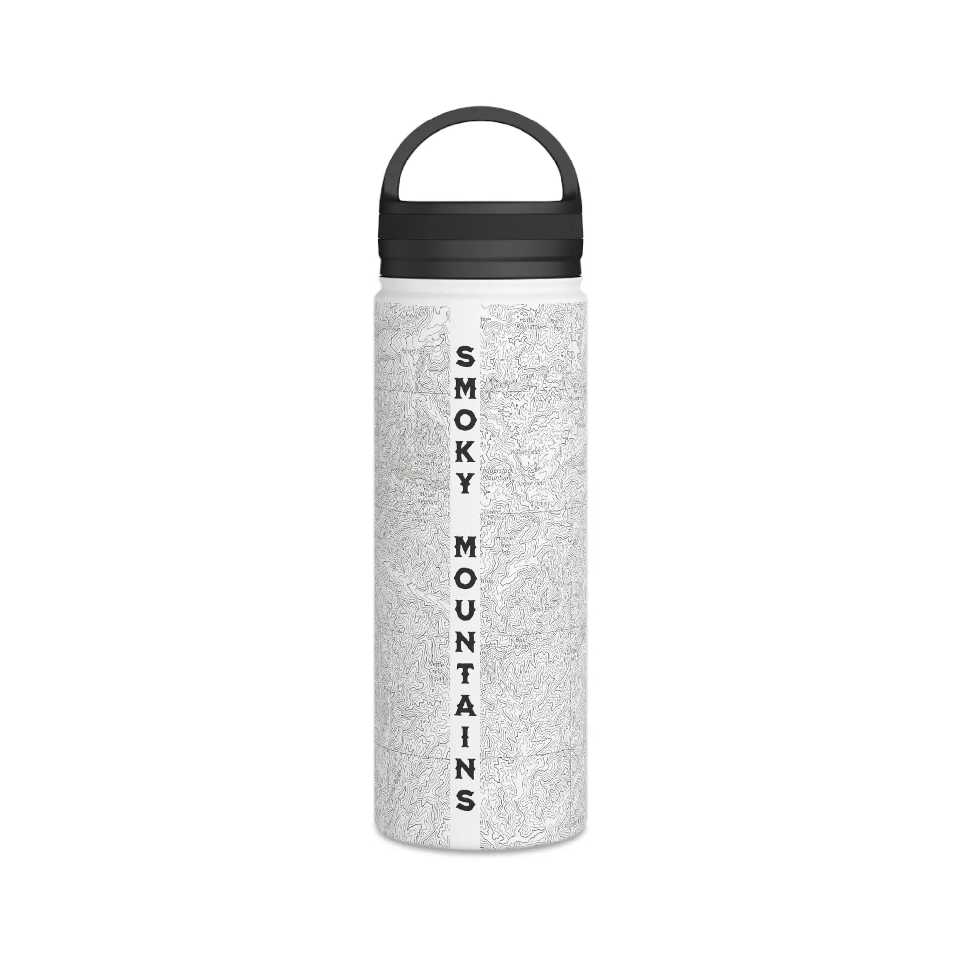 Great Smoky Mountains National Park Stainless Steel Water Bottle Handle Lid (3 Sizes, 3 Lid Options) Appalachian Trail Clingmans Dome - Park Service Apparel