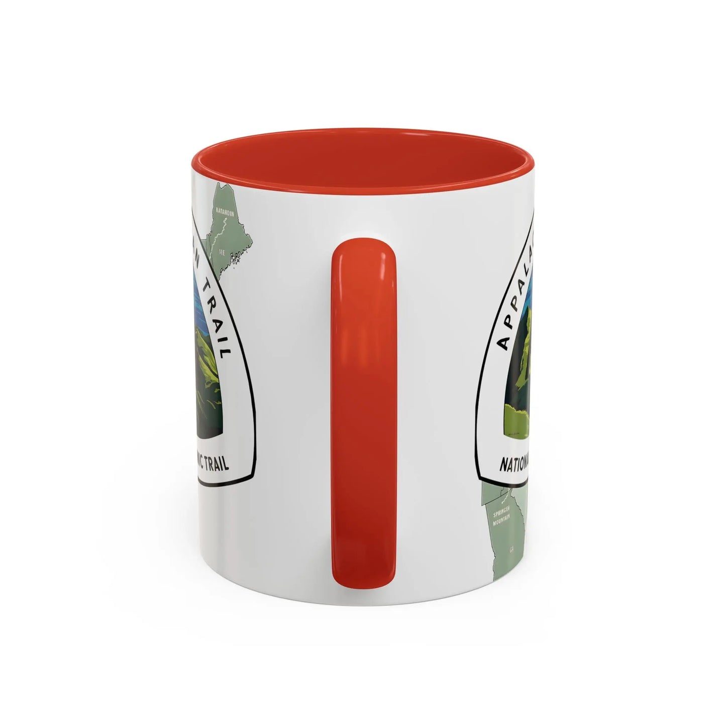 Appalachian National Scenic Trail Accent Coffee Mug 11oz 15oz Blue Black Pink Red - Park Service Apparel