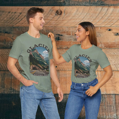 Glacier National Park Unisex Fit T-Shirt Going To The Sun Road Montana - Park Service Apparel