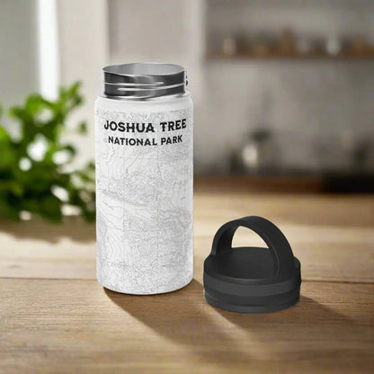 Joshua Tree National Park Topographic Stainless Steel Water Bottle Handle Lid California - Park Service Apparel