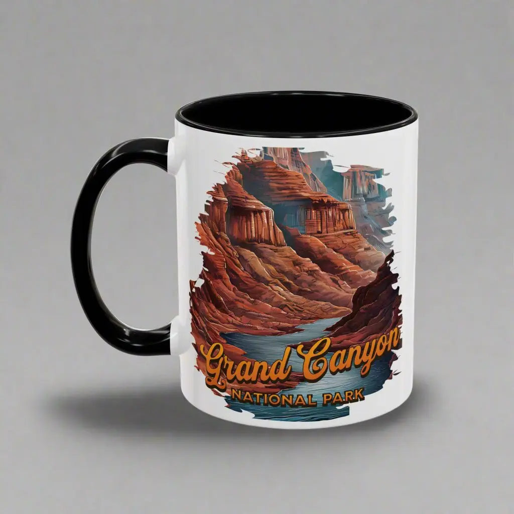 Grand Canyon National Park Coffee Mug River View 11oz 15oz Blue Black Pink Red - Park Service Apparel