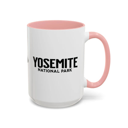 Yosemite National Park Valley Bear Accent Coffee Mug 11oz 15oz Blue Black Pink Red - Park Service Apparel