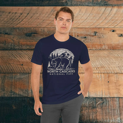 North Cascades National Park Unisex Fit Soft T-shirt Nature Tee - Park Service Apparel