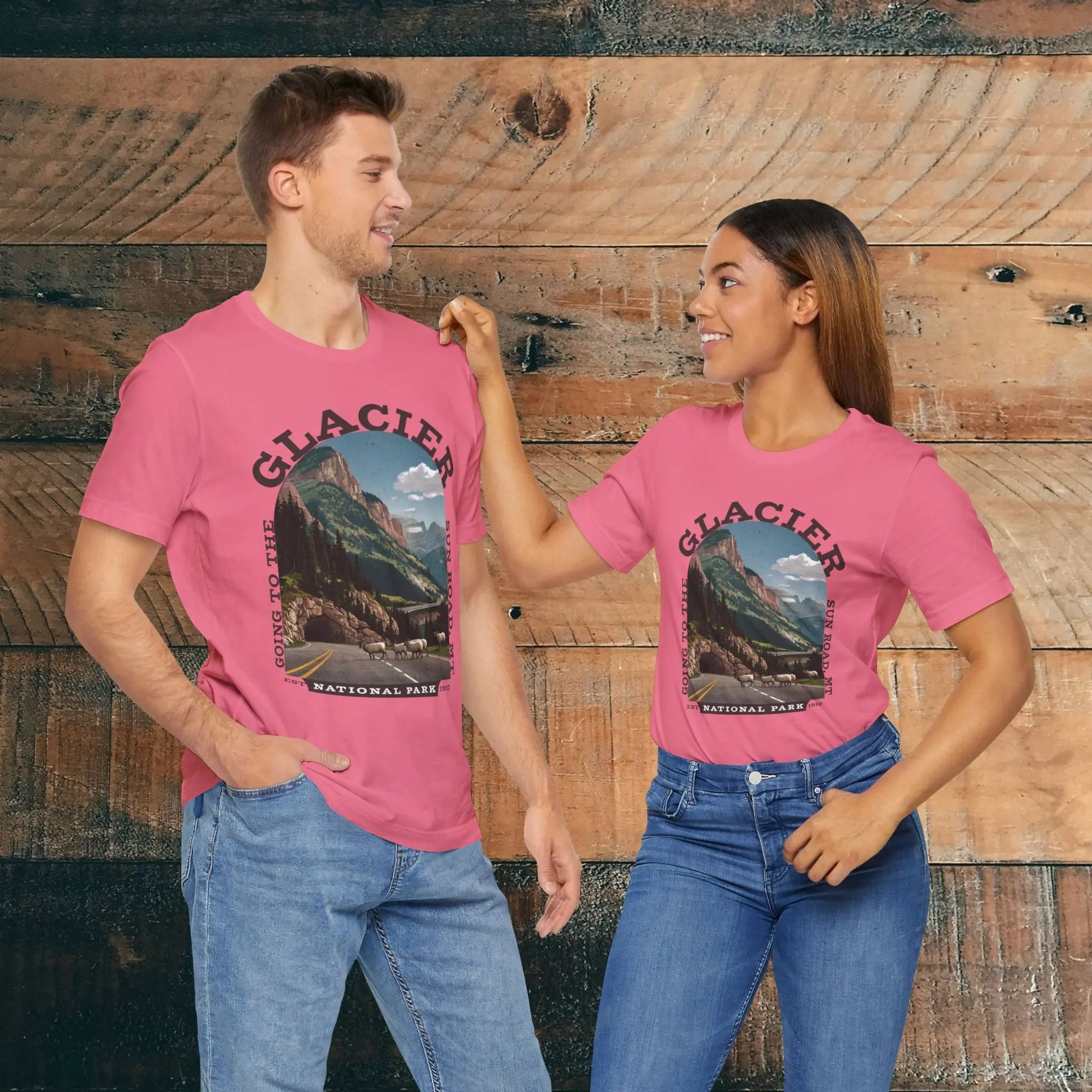 Glacier National Park Unisex Fit T-Shirt Going To The Sun Road Montana - Park Service Apparel
