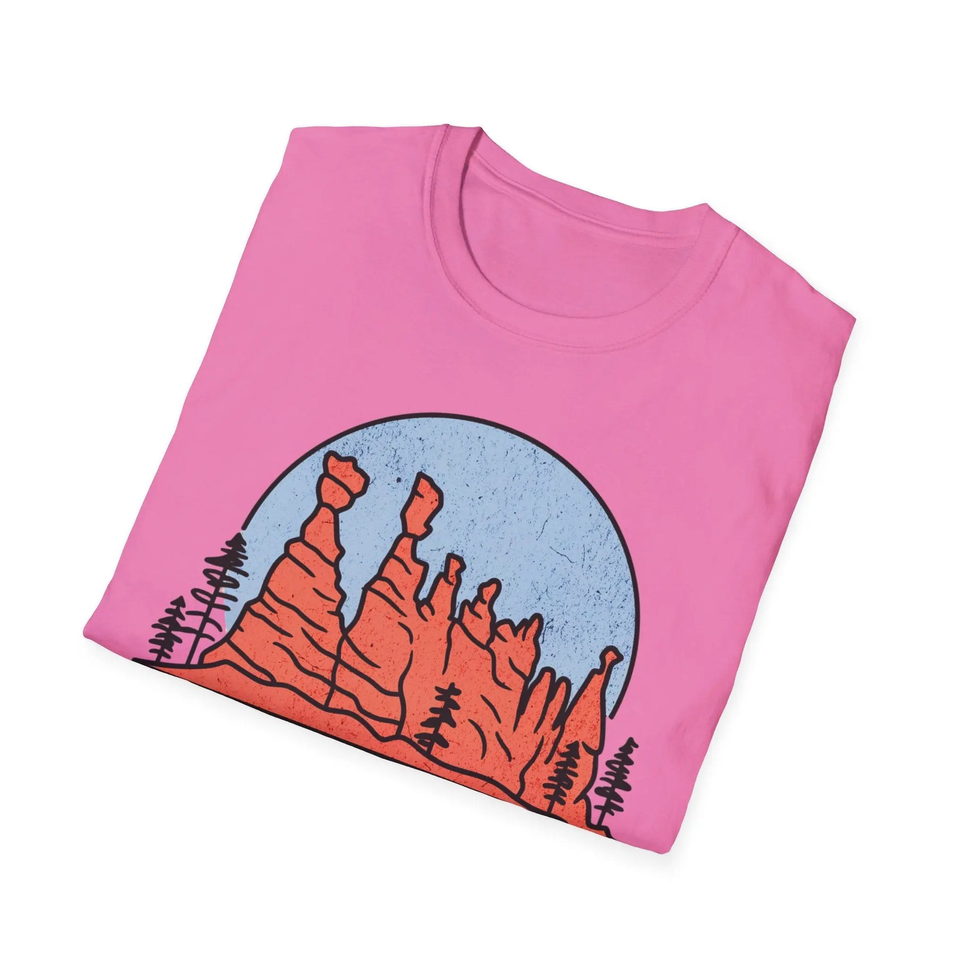 Bryce Canyon National Park Unisex Fit T-Shirt Utah Hoodoos Art - Park Service Apparel