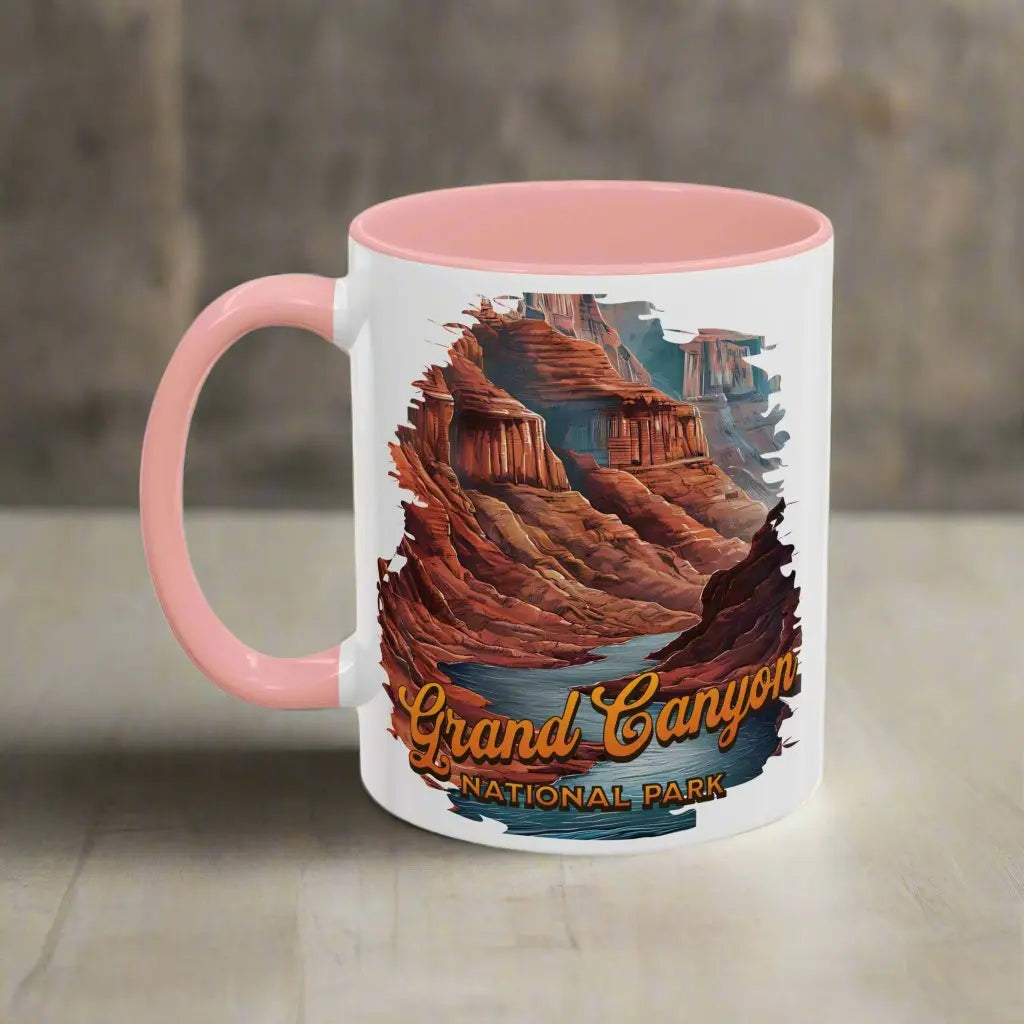Grand Canyon National Park Coffee Mug River View 11oz 15oz Blue Black Pink Red - Park Service Apparel