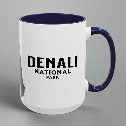 Denali National Park Bear Colored Coffee Mug 11oz 15oz Printify