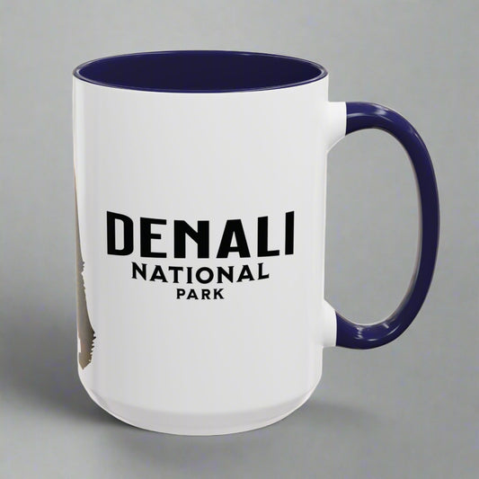 Denali National Park Bear Colored Coffee Mug 11oz 15oz Printify