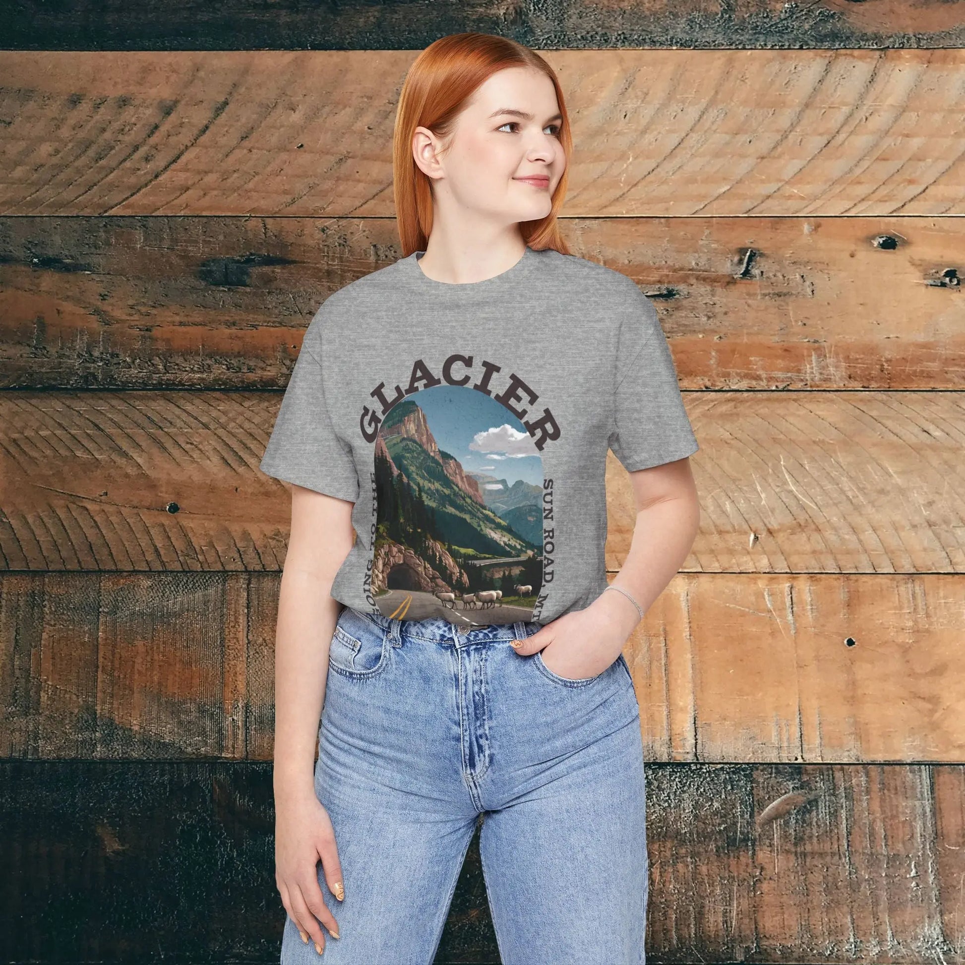 Glacier National Park Unisex Fit T-Shirt Going To The Sun Road Montana - Park Service Apparel