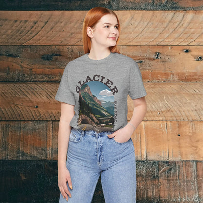 Glacier National Park Unisex Fit T-Shirt Going To The Sun Road Montana - Park Service Apparel