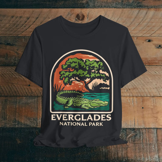 Everglades National Park Unisex Fit T-Shirt Alligator Tee - Park Service Apparel