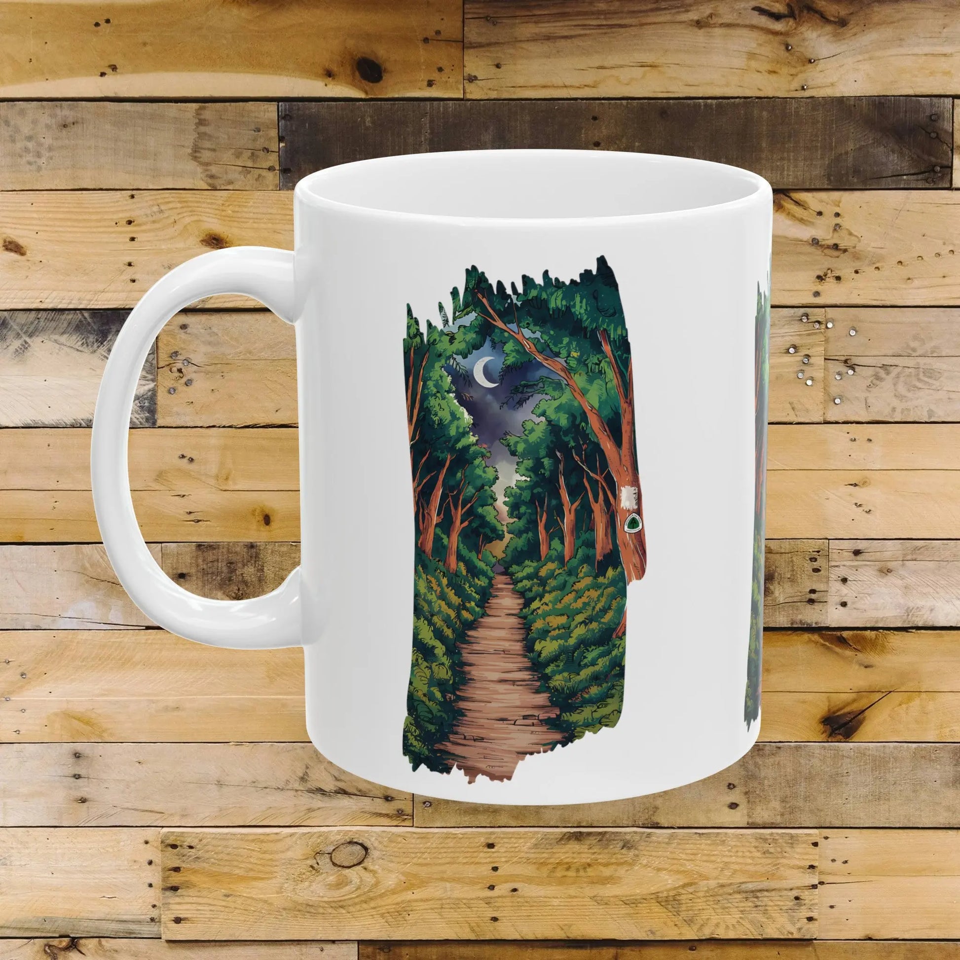 Appalachian Trail White Blaze Ceramic Mug (11oz, 15oz) - Park Service Apparel