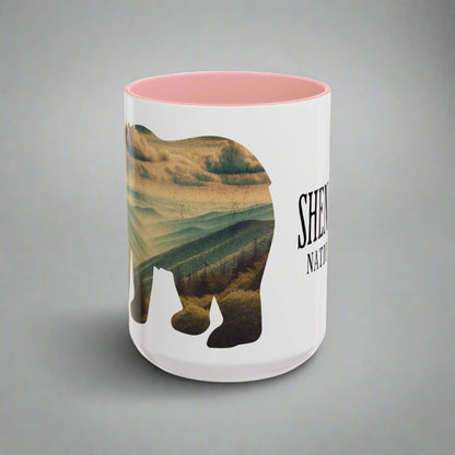 Shenandoah National Park Colored Coffee Mug 11oz 15oz Virginia Bear Cup Printify