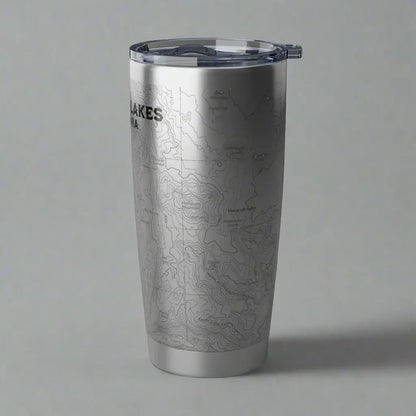 Mammoth Lakes California Topographic Tumbler 20oz USGS Map Print - Park Service Apparel