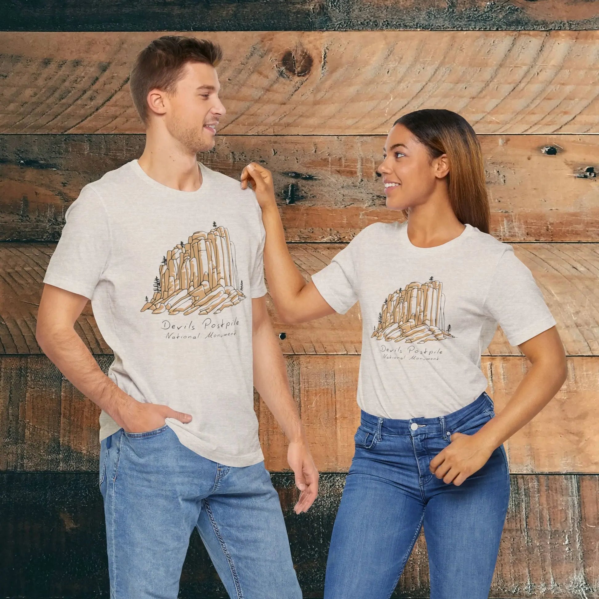 Devils Postpile National Monument Unisex Fit Soft T-shirt Mammoth Lakes California - Park Service Apparel