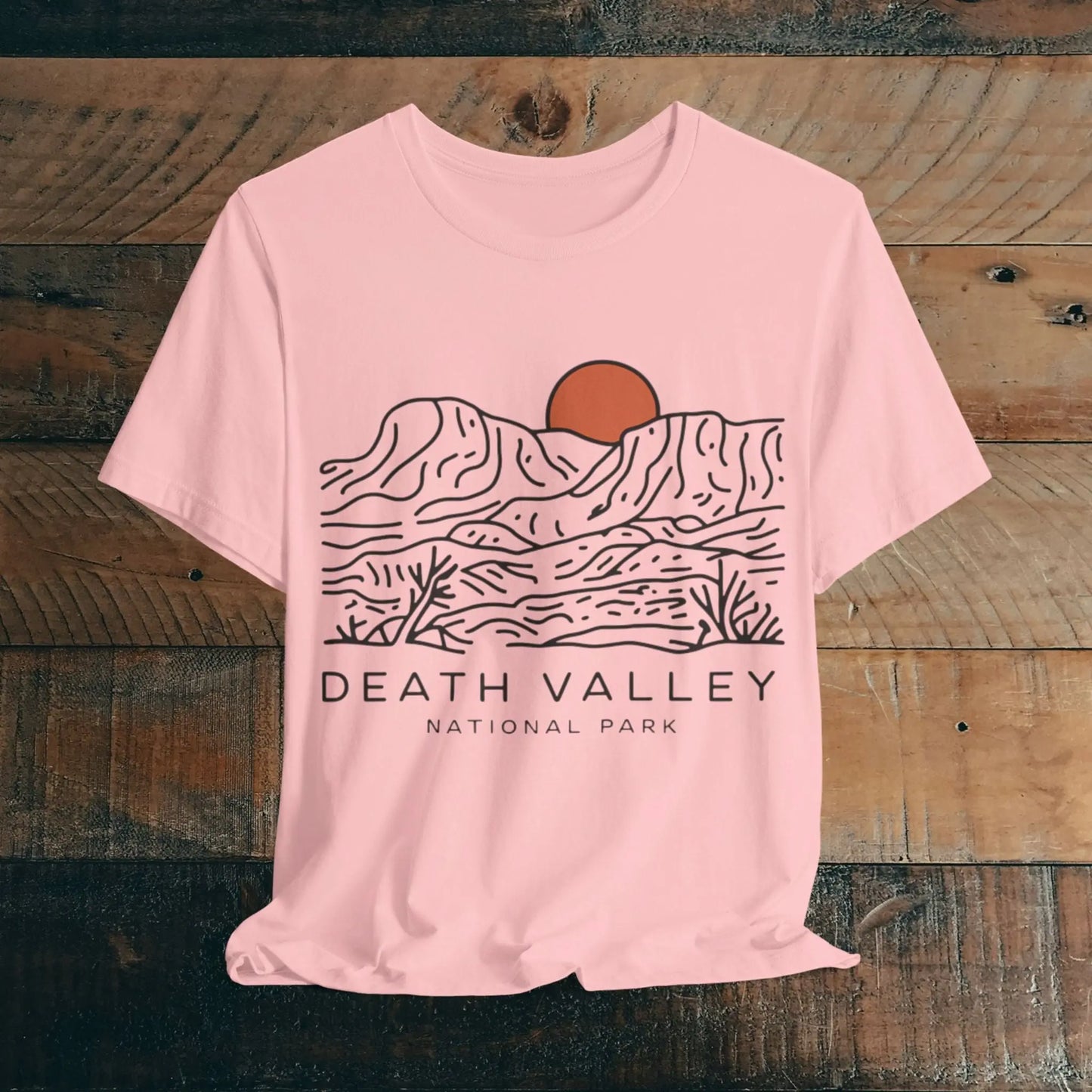 Death Valley National Park Desert Lines Unisex Fit Soft T-Shirt - Park Service Apparel
