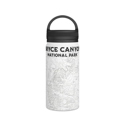 Bryce Canyon National Park Topographic Stainless Steel Water Bottle Handle Lid - Park Service Apparel
