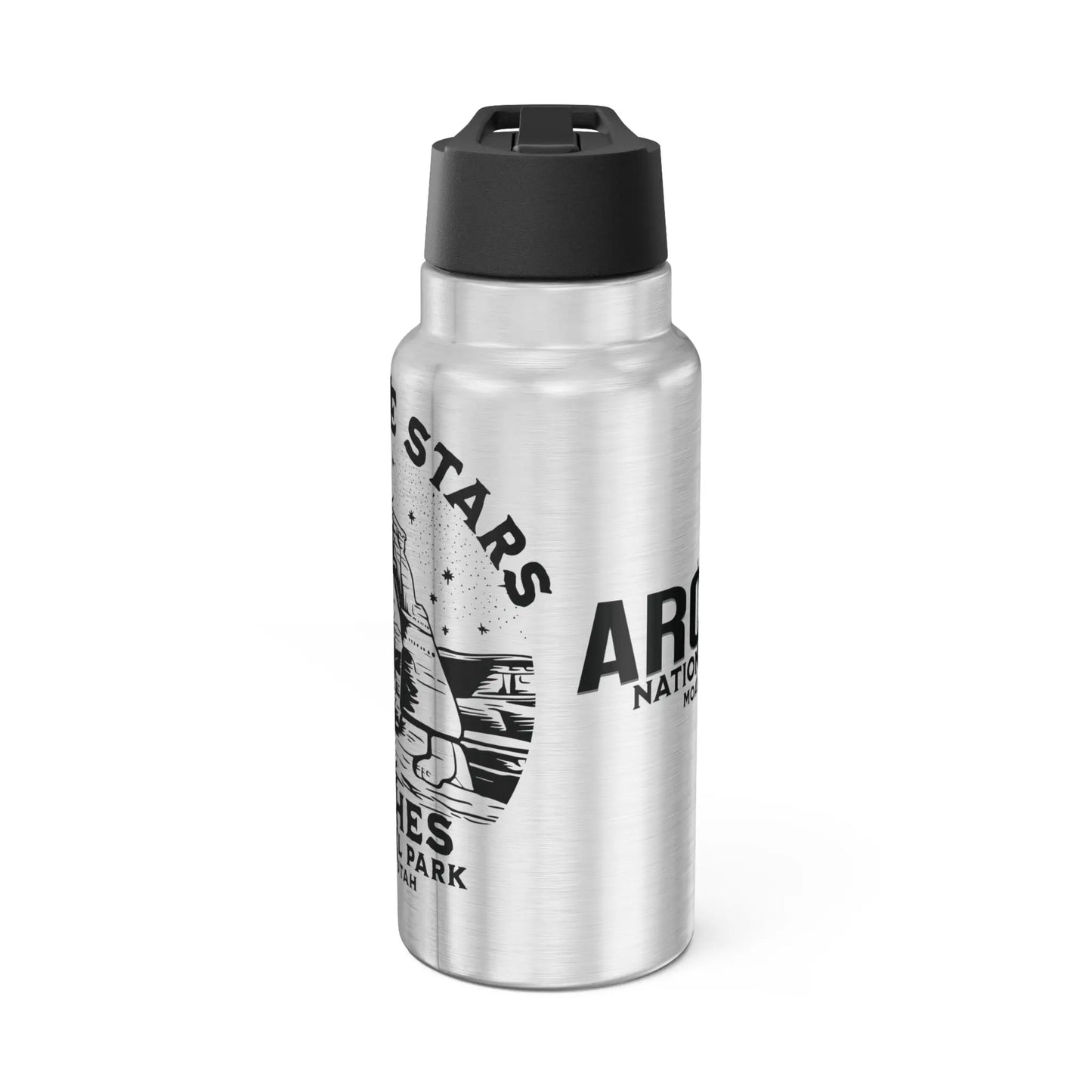 Arches National Park Insulated Water Bottle Tumbler 32oz Seek The Stars - Park Service Apparel