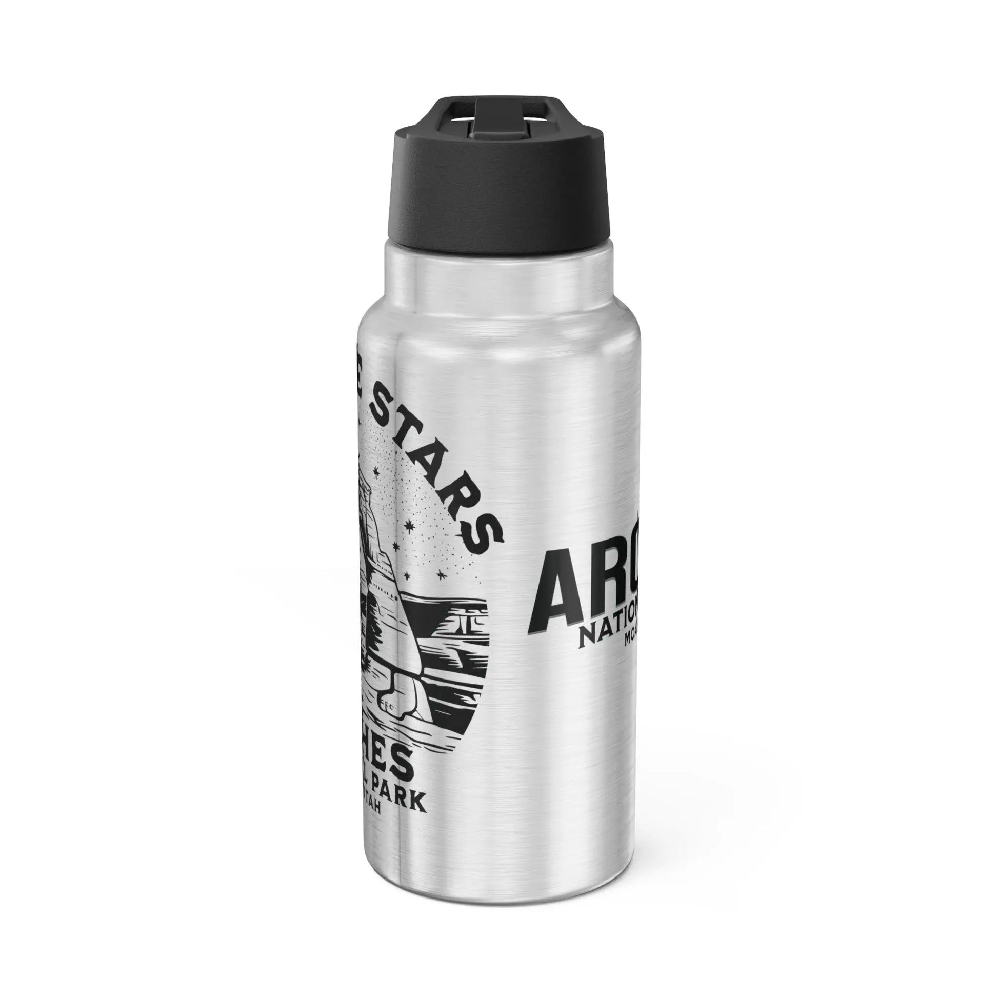 Arches National Park Insulated Water Bottle Tumbler 32oz Seek The Stars - Park Service Apparel