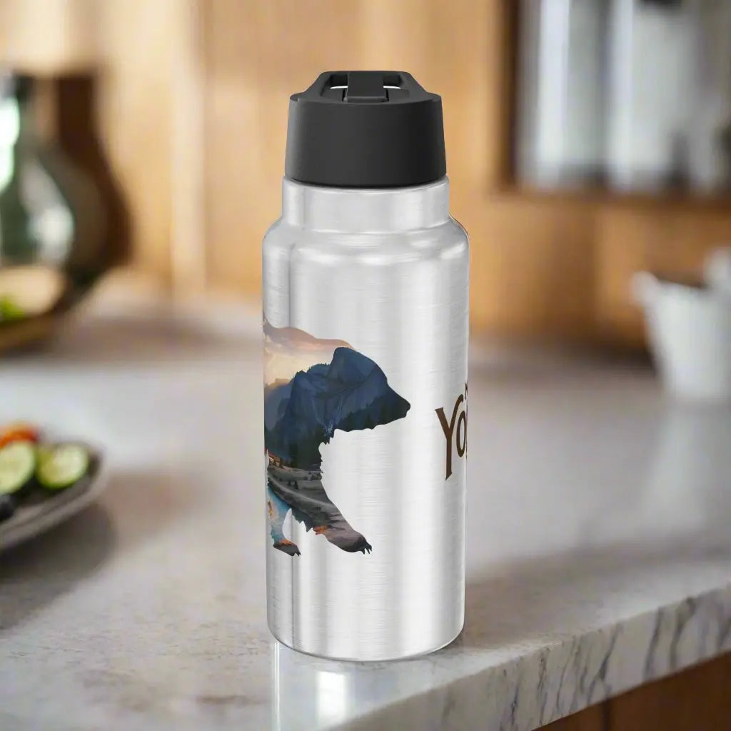 Yosemite National Park Insulated Water Bottle Tumbler 32oz Valley Bear - Park Service Apparel