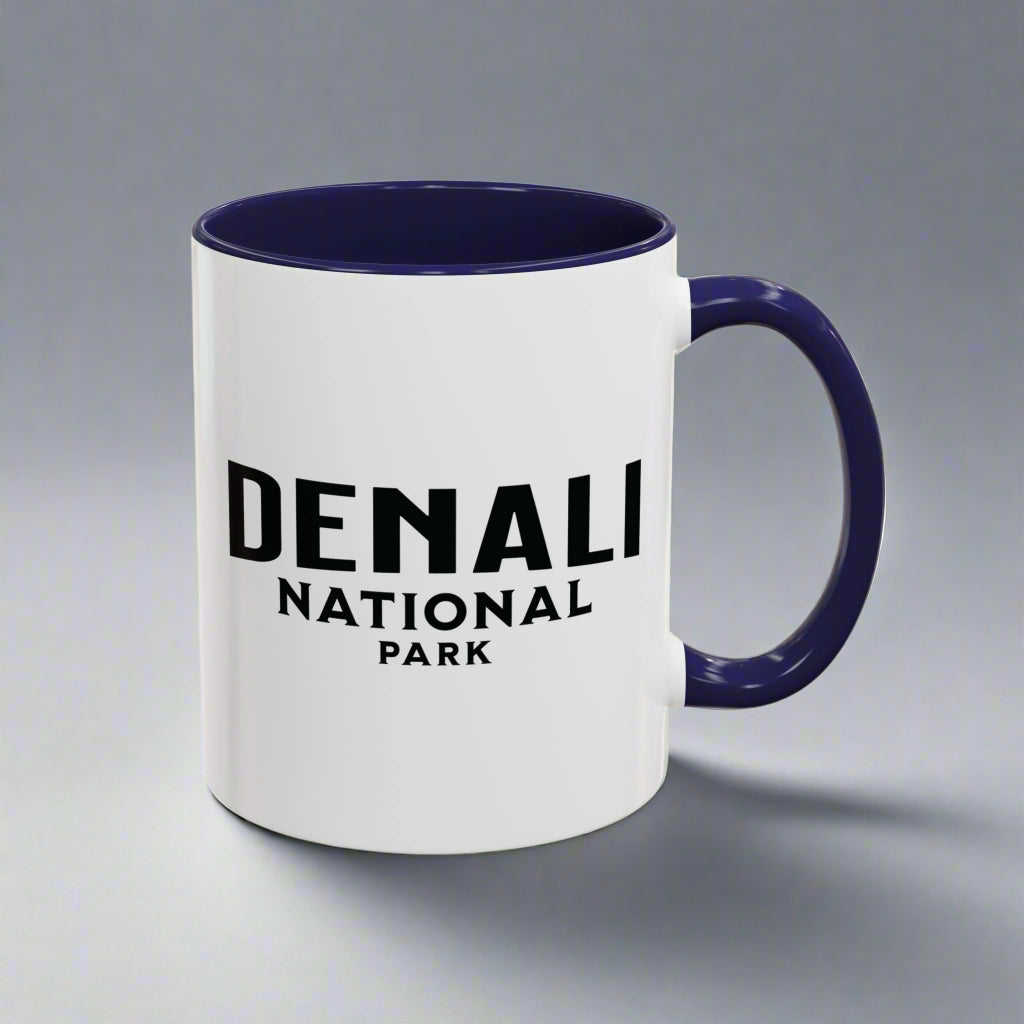 Denali National Park Wolf Colored Coffee Mug 11oz 15oz Printify