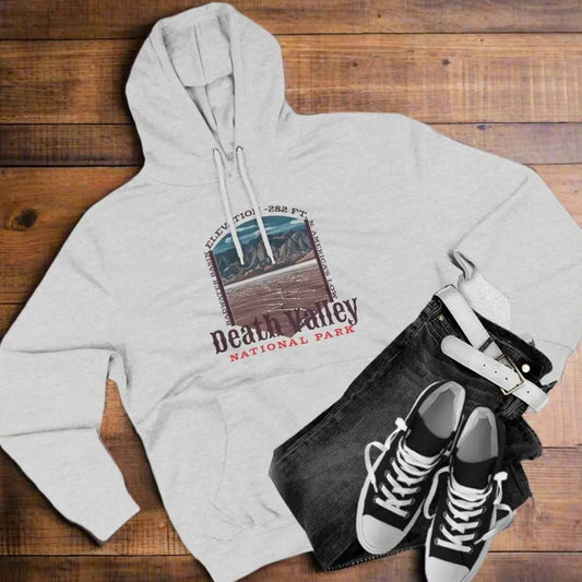 Death Valley National Park  Unisex Fit Fleece Hoodie Badwater Basin - Park Service Apparel